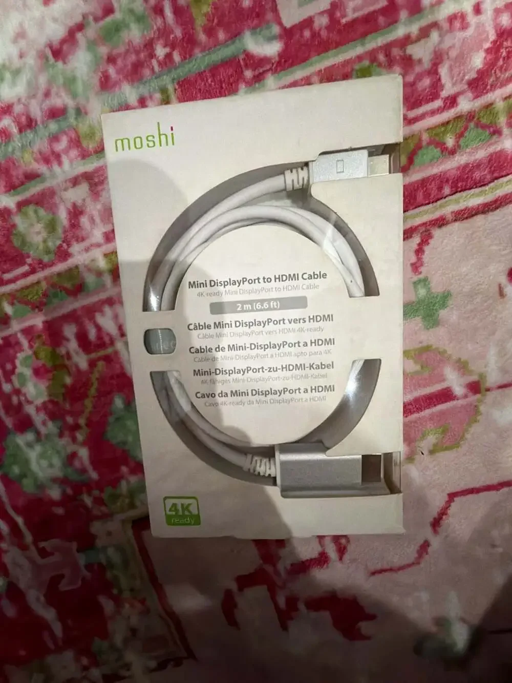 Moshi Mini DisplayPort to HDMI Cable, 4K-Ready, 2 Meters (6.6 ft)